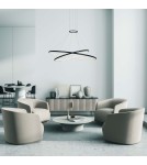 Lampy wiszące LED - Light Prestige Halifax lampa wisząca czarna LP-940/2P 4BK 2xLED czarny - product 2