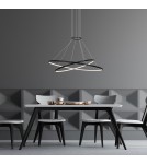 Lampy wiszące LED - Light Prestige Halifax lampa wisząca czarna LP-940/2P 4BK 2xLED czarny - product 4