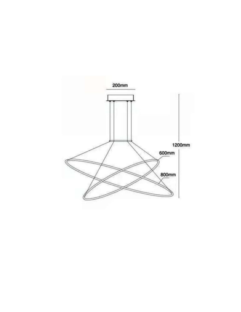 Light Prestige Halifax lampa wisząca czarna LP-940/2P 4BK 2xLED czarny