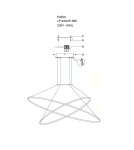 Lampy wiszące LED - Light Prestige Halifax lampa wisząca czarna LP-940/2P 4BK 2xLED czarny - product 7