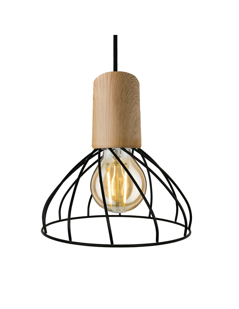 Light Prestige Moderno wisząca mała GU10 GU10 czarny/brązowy LP-1221/1P S BK