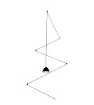Light Prestige Zig-Zag LED czarny LP-1243/1P BK Light Prestige Zig-Zag LED czarny LP-1243/1P BK