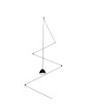 Light Prestige Zig-Zag LED czarny LP-1243/1P BK