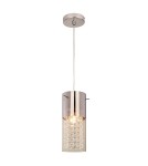Lampy wiszące - Light Prestige Zara 1 wisząca 1xE14 srebrny, transparentny LP-5221/1P - product 1