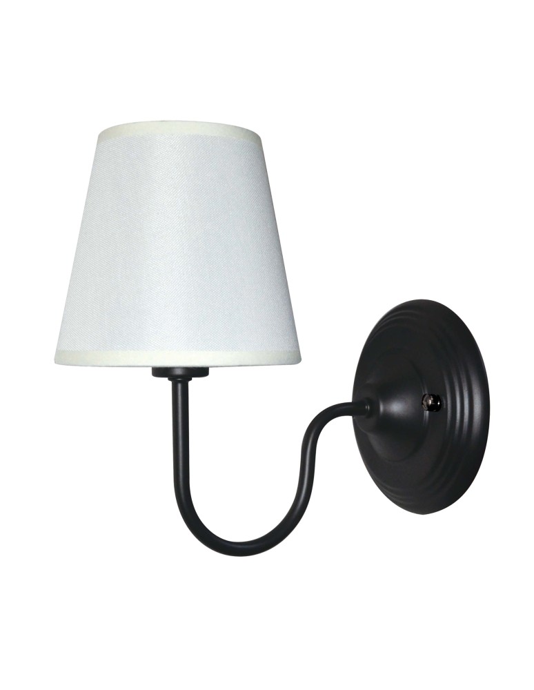 Light Prestige Werona kinkiet E14 czarny, biały LP-88439/1W