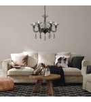 Light Prestige Tarragona 6 wisząca E14 czarny LP-6756/6P Light Prestige Tarragona 6 wisząca E14 czarny LP-6756/6P