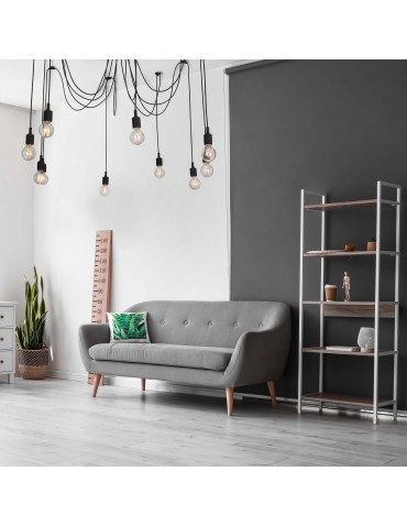 Light Prestige Soleto 10 wisząca 10xE27 Czarny LP-90082/10P - produkt 2