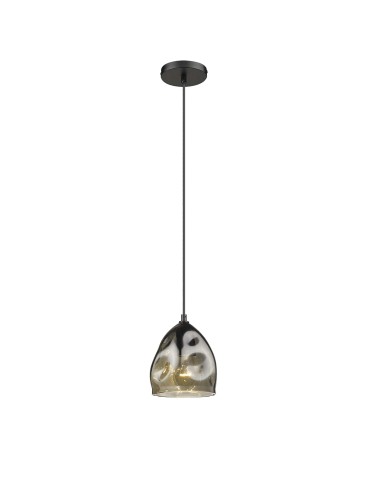 Light Prestige Melt 1 wisząca E27 czarny LP-126/1P