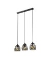Light Prestige Melt 3 wisząca E27 czarny LP-126/3L
