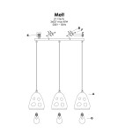 Light Prestige Melt 3 wisząca E27 czarny LP-126/3L Light Prestige Melt 3 wisząca E27 czarny LP-126/3L