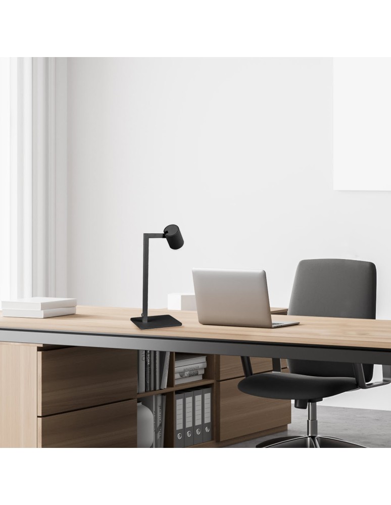 Light Prestige Snow biurkowa czarna 1xGU10 LP-731/1T BK Light Prestige Snow biurkowa czarna 1xGU10 LP-731/1T BK