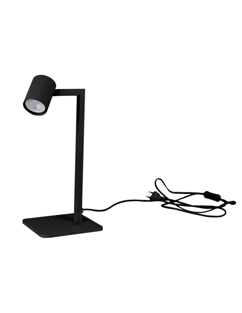 Light Prestige Snow biurkowa czarna 1xGU10 LP-731/1T BK Light Prestige Snow biurkowa czarna 1xGU10 LP-731/1T BK