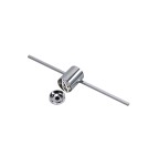 Kinkiety nad lustro - Light Prestige Modern Kinkiet LED 6W 800lm 3000K srebrny LP-777/1W M CH - product 5