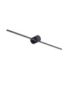 Light Prestige Modern Kinkiet LED 8W 1100lm 3000K czarny LP-777/1W L BK