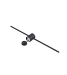 Kinkiety nad lustro - Light Prestige Modern Kinkiet LED 8W 1100lm 3000K czarny LP-777/1W L BK - product 5