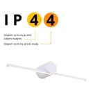 Light Prestige Modern Kinkiet LED 8W 1100lm 3000K srebrny LP-777/1W L CH Light Prestige Modern Kinkiet LED 8W 1100lm 3000K srebrny LP-777/1W L CH