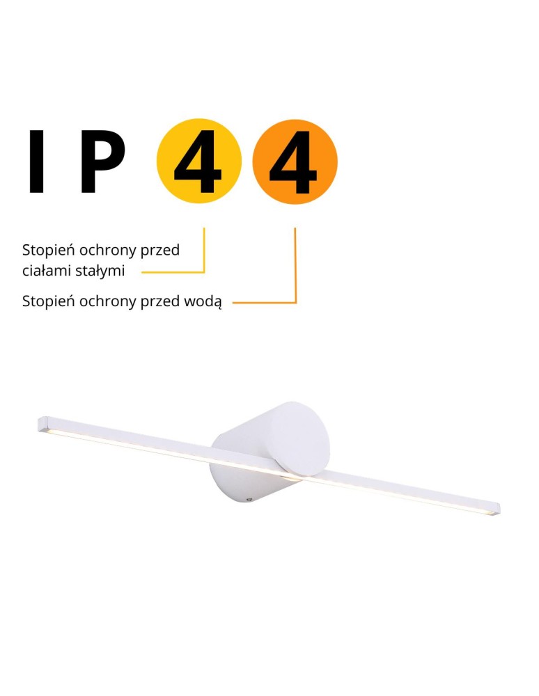 Light Prestige Modern Kinkiet LED 8W 1100lm 3000K srebrny LP-777/1W L CH Light Prestige Modern Kinkiet LED 8W 1100lm 3000K srebrny LP-777/1W L CH