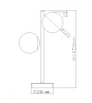 Light Prestige Dorado Biurkowa G9 2x40W czarny/biały LP-002/2T BK Light Prestige Dorado Biurkowa G9 2x40W czarny/biały LP-002/2T BK