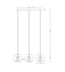 Lampy wiszące - Light Prestige Arette Lampa wisząca LP-133/3L - product 5