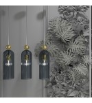 Light Prestige Piega Lampa wisząca E14 1x40W dymny/złoty LP-939/1P smoked Light Prestige Piega Lampa wisząca E14 1x40W dymny/złoty LP-939/1P smoked