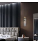 Light Prestige Piega Lampa wisząca E14 1x40W dymny/złoty LP-939/1P smoked Light Prestige Piega Lampa wisząca E14 1x40W dymny/złoty LP-939/1P smoked