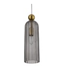 Light Prestige Piega Lampa wisząca E14 1x40W dymny/złoty LP-939/1P smoked Light Prestige Piega Lampa wisząca E14 1x40W dymny/złoty LP-939/1P smoked