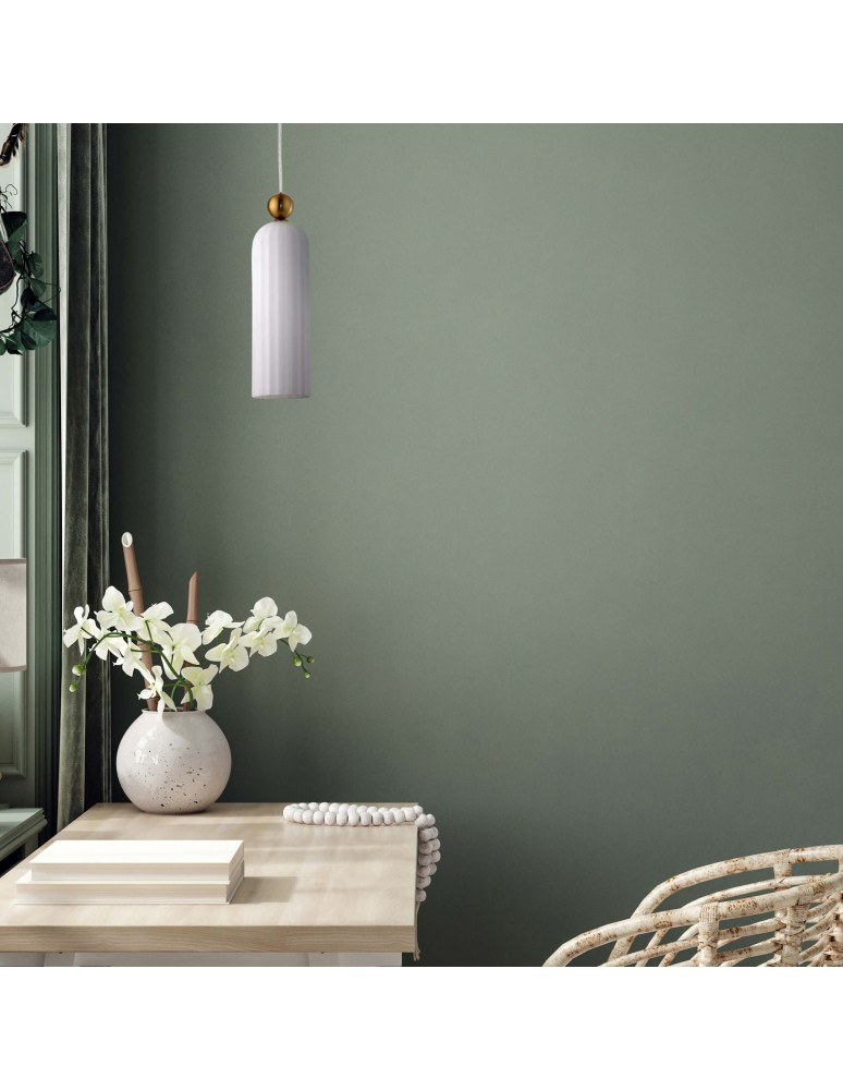 Light Prestige Piega Lampa wisząca E14 1x40W biały/złoty LP-939/1P white Light Prestige Piega Lampa wisząca E14 1x40W biały/złoty LP-939/1P white