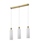 Light Prestige Piega Lampa wisząca E14 3x40W biały/złoty LP-939/3L white Light Prestige Piega Lampa wisząca E14 3x40W biały/złoty LP-939/3L white