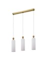 Light Prestige Piega Lampa wisząca E14 3x40W biały/złoty LP-939/3L white