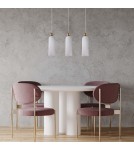 Light Prestige Piega Lampa wisząca E14 3x40W biały/złoty LP-939/3L white Light Prestige Piega Lampa wisząca E14 3x40W biały/złoty LP-939/3L white