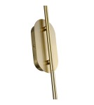 Light Prestige Piega Kinkiet E14 1x40W dymny/złoty LP-939/1W smoked Light Prestige Piega Kinkiet E14 1x40W dymny/złoty LP-939/1W smoked