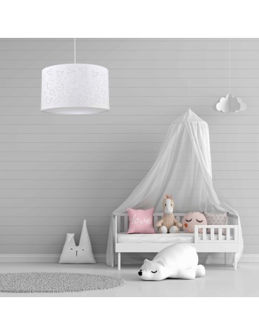 Light Prestige FLOWERS Lampa wisząca E27 1x40W biały LP-686/1P - produkt 2