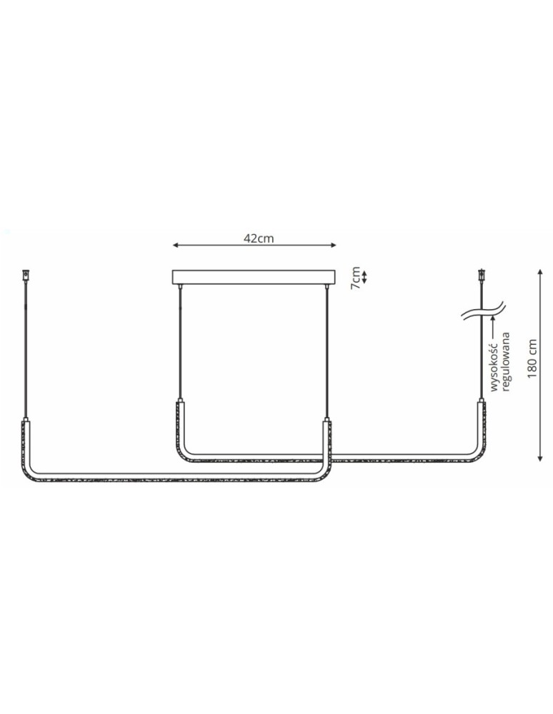 Light Prestige Malawi wisząca 1xLED LP-1015/2P Light Prestige Malawi wisząca 1xLED LP-1015/2P