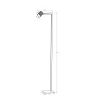 Lampy podłogowe do czytania - Light Prestige Tokio podłogowa czarna 1xGU10 LP-787/1F BK - product 7
