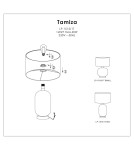 Light Prestige Tamiza biurkowa duża 1xE27 LP-1515/1T big Light Prestige Tamiza biurkowa duża 1xE27 LP-1515/1T big