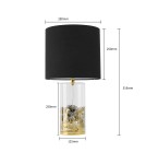 Light Prestige Sunflower biurkowa czarna 1xE27 LP-818/1T BK Light Prestige Sunflower biurkowa czarna 1xE27 LP-818/1T BK