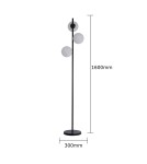 Light Prestige Dorado Podłogowa E14 3x40W czarny/biały LP-002/3F BK Light Prestige Dorado Podłogowa E14 3x40W czarny/biały LP-002/3F BK