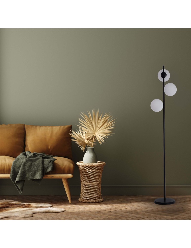 Light Prestige Dorado Podłogowa E14 3x40W czarny/biały LP-002/3F BK Light Prestige Dorado Podłogowa E14 3x40W czarny/biały LP-002/3F BK