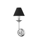 Light Prestige Glamour Kinkiet E14 1x40W srebrny/czarny LP-979/1W Light Prestige Glamour Kinkiet E14 1x40W srebrny/czarny LP-979/1W