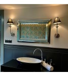 Light Prestige Glamour Kinkiet E14 1x40W srebrny/czarny LP-979/1W Light Prestige Glamour Kinkiet E14 1x40W srebrny/czarny LP-979/1W