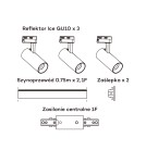 Light Prestige Ice SET 1F biały GU10 biały LP-732 3W WH SET Light Prestige Ice SET 1F biały GU10 biały LP-732 3W WH SET