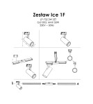 Light Prestige Ice SET 1F biały GU10 biały LP-732 3W WH SET Light Prestige Ice SET 1F biały GU10 biały LP-732 3W WH SET