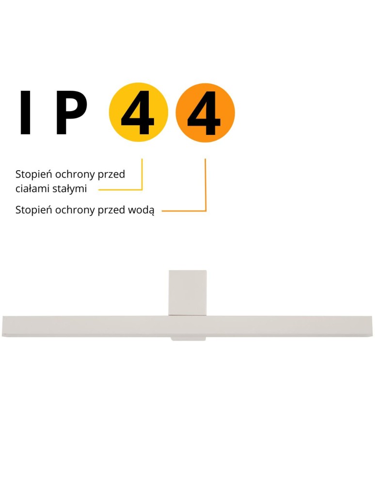 Light Prestige Nevada kinkiet M biały IP44 1xLEDxLED LP-778/1W M WH