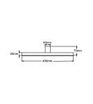Kinkiety łazienkowe - Light Prestige Nevada kinkiet M biały IP44 1xLEDxLED LP-778/1W M WH - product 7