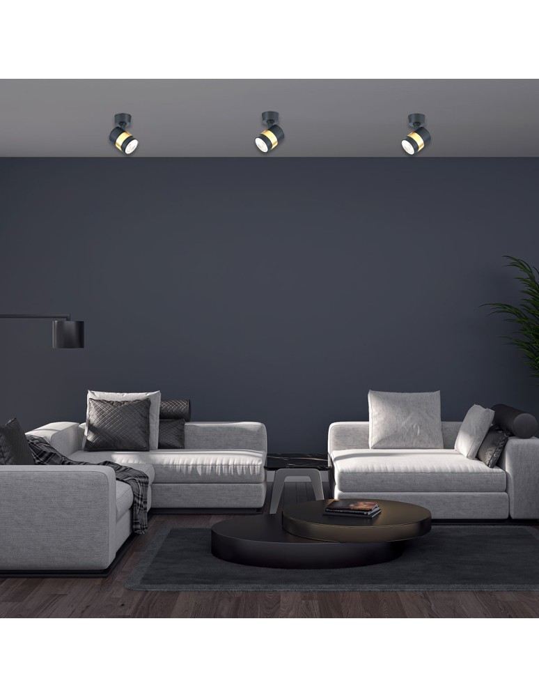 Light Prestige Spot Anillo 1xGU10 czarny LP-770/1W BK Light Prestige Spot Anillo 1xGU10 czarny LP-770/1W BK