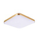Plafony kwadratowe - Light Prestige Babilon plafon kwadratowy mały 4000K złoty xLED LP-335/1C S 4GD square - product 1