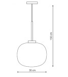 Lampy wiszące - Light Prestige Jukon wisząca E27 biały LP-052/1P - product 3