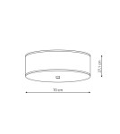 Lampy sufitowe - Light Prestige Girona E27 5x60W szary LP-2190/5C-70 GRY - product 3