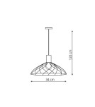 Light Prestige Moderno wisząca duża GU10 GU10 czarny/brązowy LP-1221/1P B BK Light Prestige Moderno wisząca duża GU10 GU10 czarny/brązowy LP-1221/1P B BK