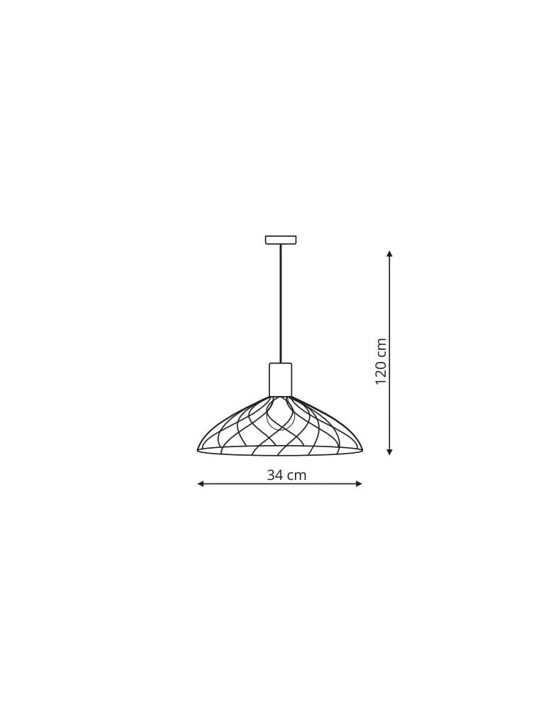 Light Prestige Moderno wisząca duża GU10 GU10 czarny/brązowy LP-1221/1P B BK Light Prestige Moderno wisząca duża GU10 GU10 czarny/brązowy LP-1221/1P B BK